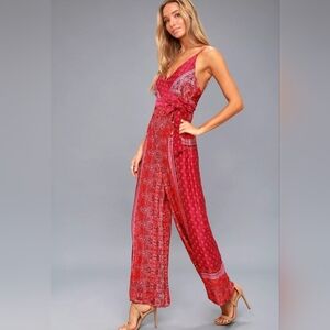 Free People Cabbage Rose Jumpsuit - Size 4 ( New )
